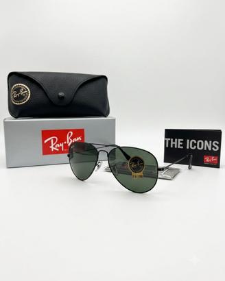 Rayban aviator black G15 Occhiali da sole nuovi