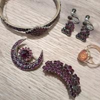 Pietra granata antichi di Boemia e altro ancora.