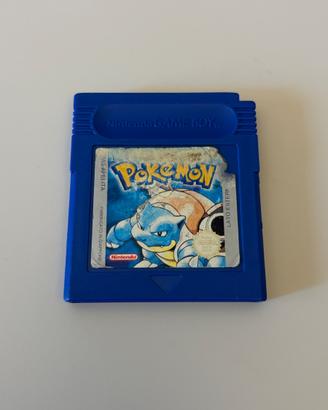 POKEMON BLU NINTENDO GAME BOY ITA BATTERIA OK