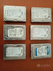 Hard disk 6 pezzi 