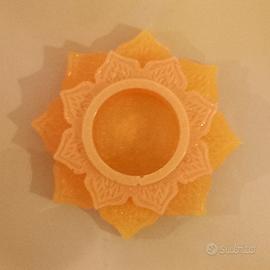 porta candele fior di loto