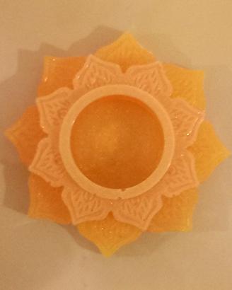 porta candele fior di loto