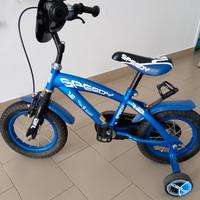 Bici con rotelle 12 pollici