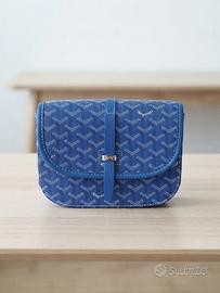 Borda tracolla goyard paris blu