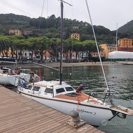 Barca a vela 7 metri motore entrobordo