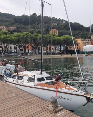 Barca a vela 7 metri motore entrobordo