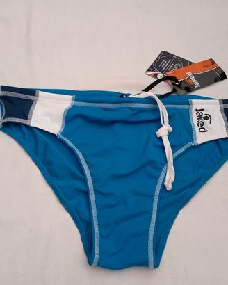 Slip mare turchese e bianco Jaked uomo 
