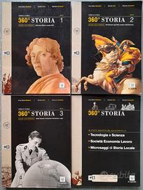 360° Storia Serie 1 + 2 + 3 con Unità Didattiche
