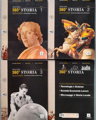 360° Storia Serie 1 + 2 + 3 con Unità Didattiche