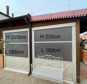 Tende avvolgibili in PVC