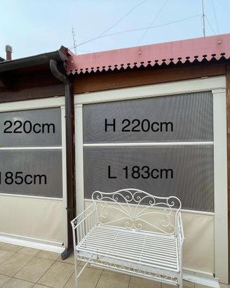 Tende avvolgibili in PVC