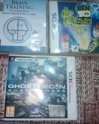Lotto di giochi intendo Ds 3ds