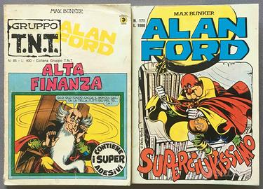 Lotto N° 2 volumi Alan Ford-Gruppo T.N.T.1980-1983