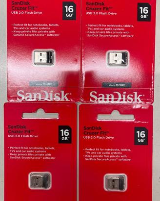 SanDisk Cruzer Fit 16GB USB 2.0 Flash Drive