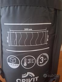Tenda e sacco a pelo a coperta