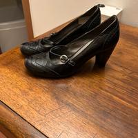 Scarpe nere di pelle SdS tg 37