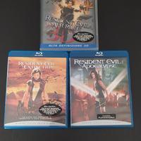 3 film Resident evil Blu-ray 