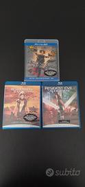 3 film Resident evil Blu-ray 