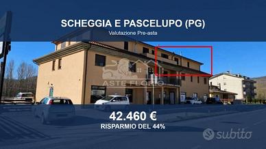 Immobile in asta di 98 m² con box auto a Scheggia 