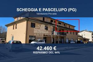 Immobile in asta di 98 m² con box auto a Scheggia 