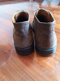 Stivaletti Brogue Church's in camoscio marroncino 