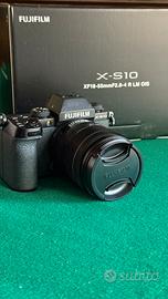 Fotocamera Fuji x-s10 + obiettivo 18-55 mm