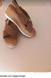 sandali con zeppa