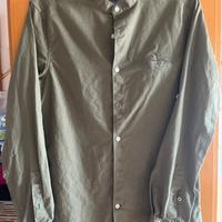 camicia uomo verde