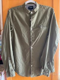 camicia uomo verde