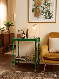 Carrello Bar Vintage Emerald & Gold