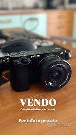 Sony a6000 + vari accessori
