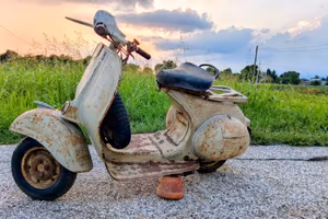 Vespa anni 50 colore originale 