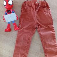 Pantaloni eleganti color mattone tg 86cm 