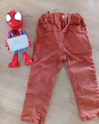 Pantaloni eleganti color mattone tg 86cm 