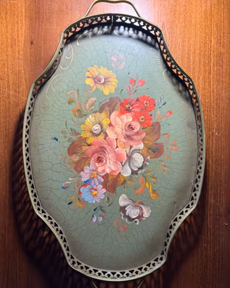 Vassoio vintage stile francese