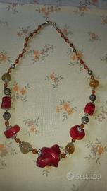 collana pietre colorate