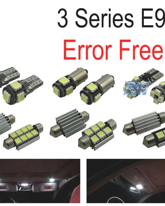 KIT 18 LAMPADE LED INTERNE BMW SERIE 3 E93 CABRIO 