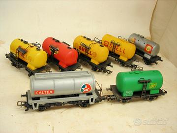 RIVAROSSI 7 CARRI CISTERNA scala H0