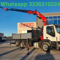 Iveco Stralis 480 Euro 6 gru fassi 255 jib e ple