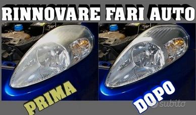 Rigenerazione fari auto