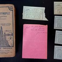 1929 Costantinopoli Guide Touristique+5 ticket Ist