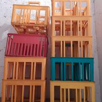 18 cestelli cassette portabottiglie 