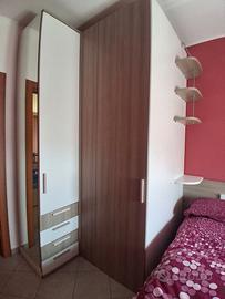 Arredamento  camera da letto con cabina armadio
