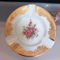 Porcellana di Limoges - Posacenere decorato a mano