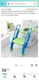 Seduta wc con scaletta per bambini 