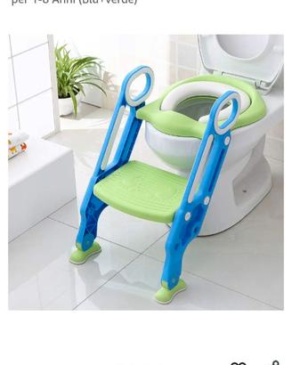 Seduta wc con scaletta per bambini 