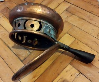 scaldaletto in rame vintage