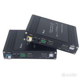 KVM Switch 1080P HDMI KVM Fiber Extender 2K@60Hz R
