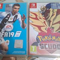 giochi nindendo switch pokemon e fifa 19