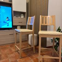 Sgabelli da cucina rovere chiaro Febal